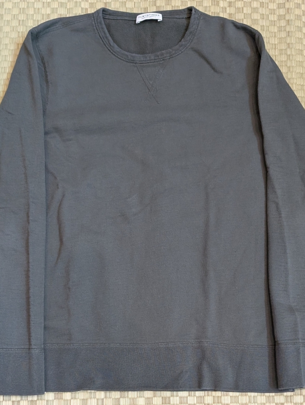 Flint & Tinder Sweatshirt Green Men's Size Small Made in USA